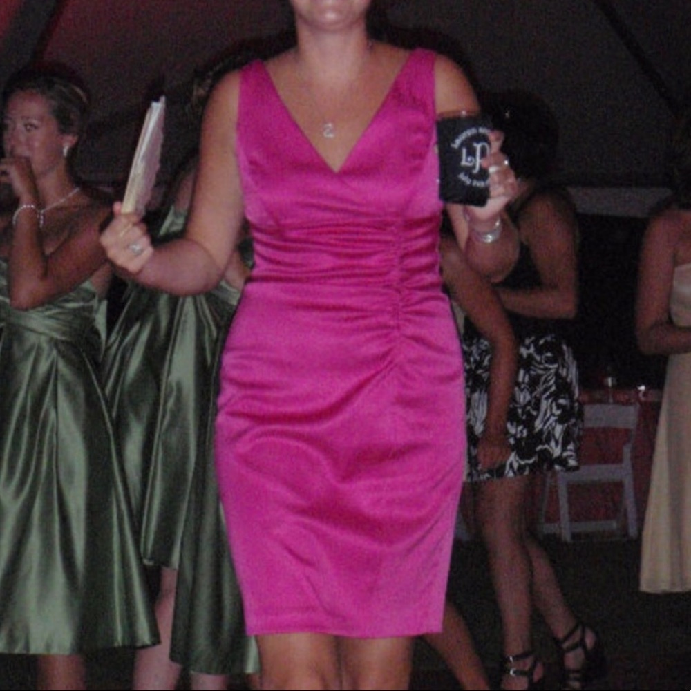 Pink Satin Dress Perfect Condition